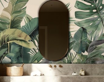 Tropical Botanical Wall Mural Peel and Stick