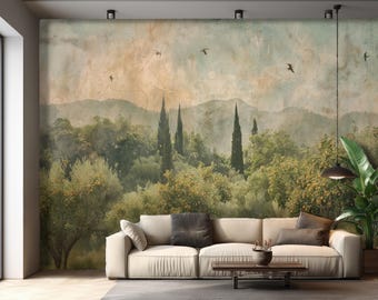 Scenic Countryside Wall Mural Peel and Stick