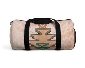 Bolsa de deporte/bandolera con estampado azteca del suroeste