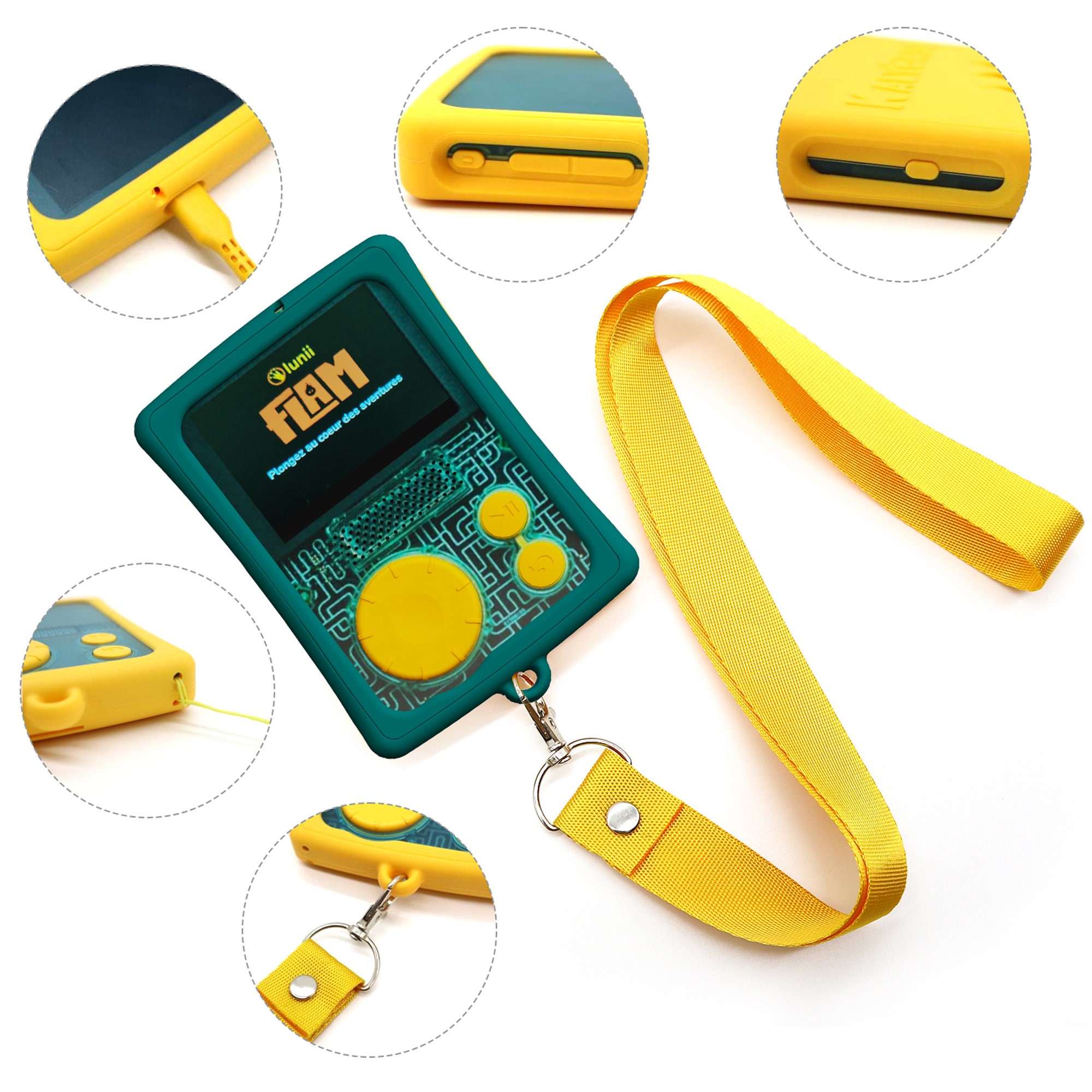 Housse Compatible Flam Lunii - Coque Protection Verte - Conteuse Fabrique à Histoires
