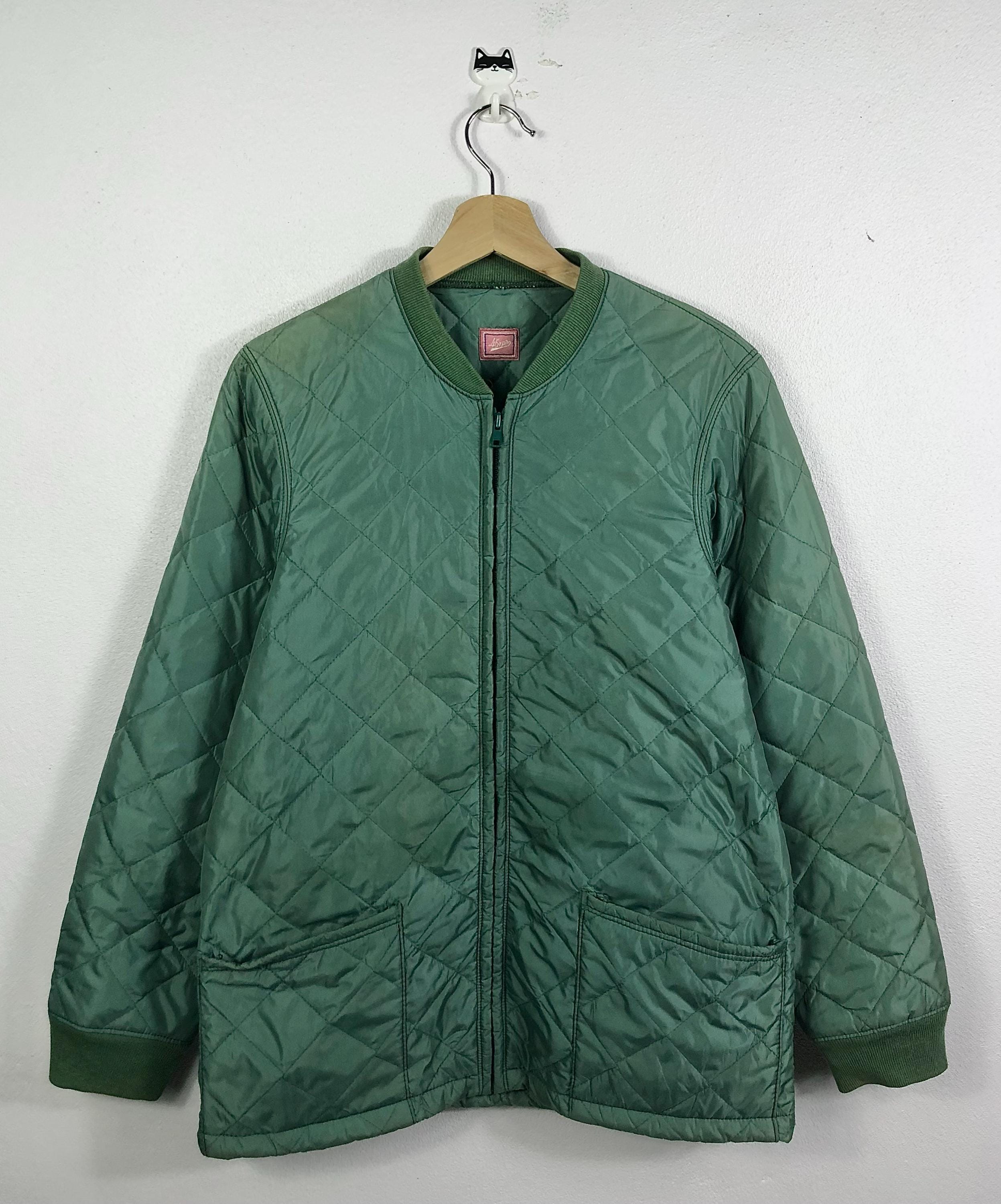 ジャケット　45rpm Rare Vintage 45RPM Japan Quilted Zipper Jacket - Etsy Israel
