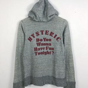 Rare Vintage Hysteric Glamour Zipper Hoodie Sweatshirt / number nine comme des garcons yohji yamamoto