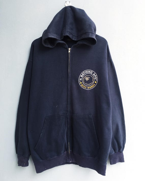 トップス A Bathing Ape Zip Hoodie 00s Vintage 2000s A Bathing Ape Zipper Hoodie, Made in Japan - Etsy Canada