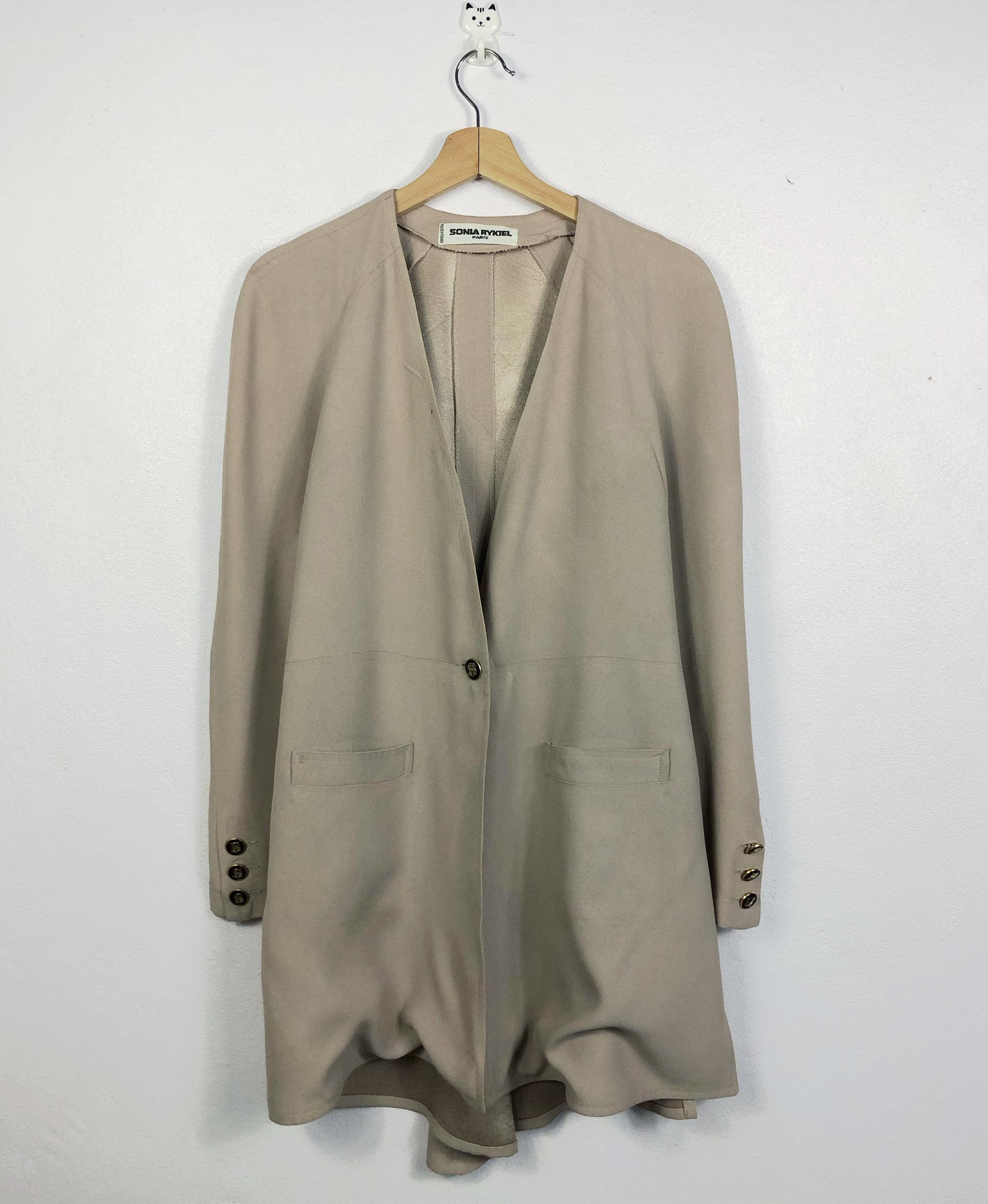 Sonia Rykiel, Rare Vintage Sonia Rykiel Paris Button Jacket Made in France