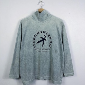 Rare Vintage Hai Sporting Gear Issey Miyake Big Logo Sweatshirt / IS IM yohji yamamoto comme des garcons japan