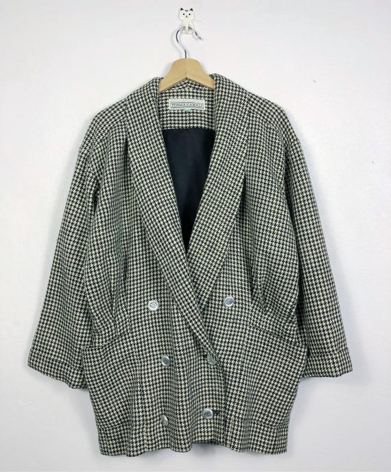 Norma Kamali, Rare Vintage Norma Kamali Wool Jacket Coat
