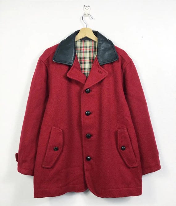 希少なヴィンテージ45RPMウールボタンジャケット（日本製） - Etsy 日本