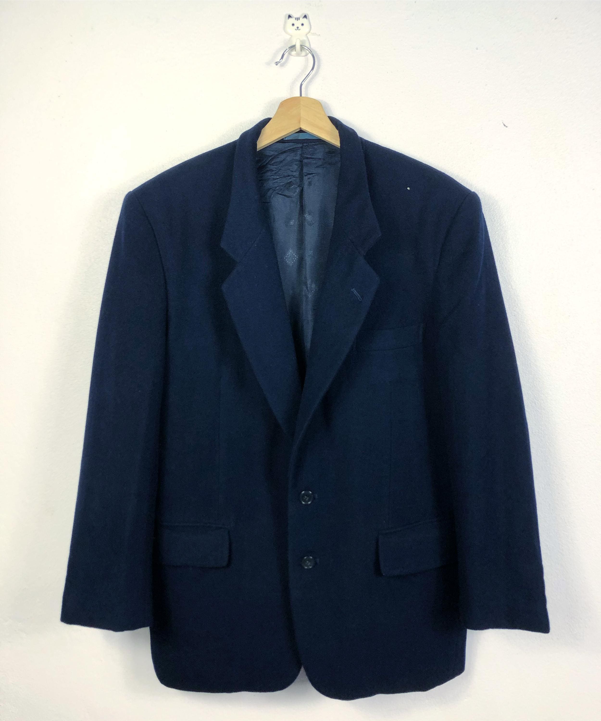 90s Christian Dior 紺ブレザー 金ボタン ストライプ ネイビー Yahoo!オークション -「紺ブレ」(ディオール) (て)の落札相場