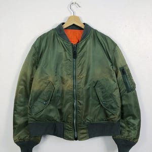 Rare Vintage Alpha Industries Bomber Jacket Made in USA