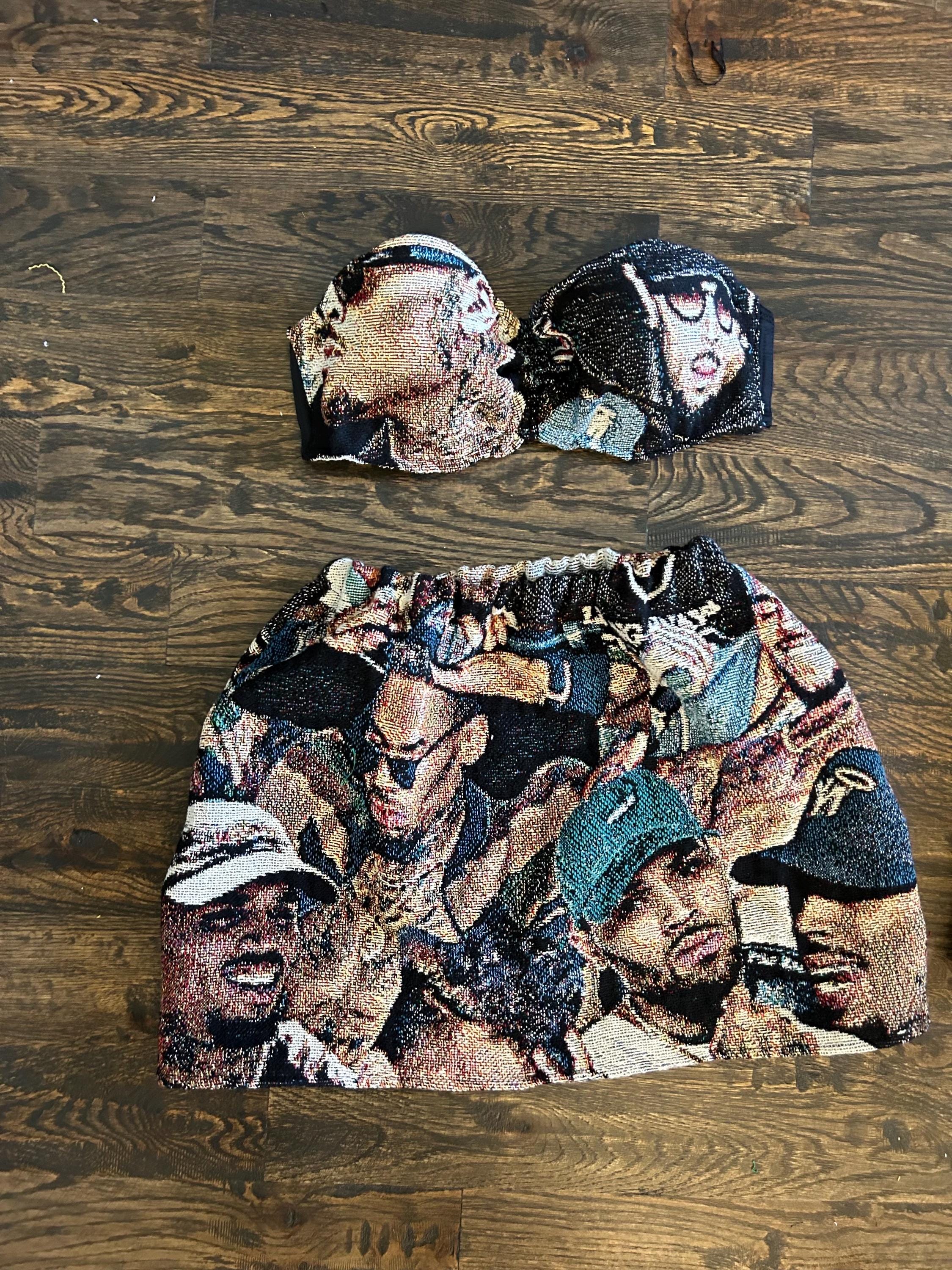 Custom Chris Brown tapestry set