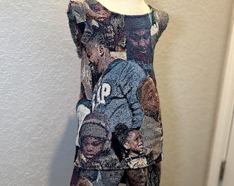 custom tank & shorts tapestry
