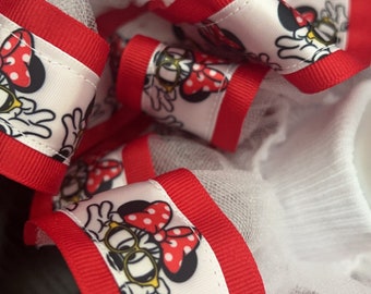 Minnie Mouse Ruffle Socks