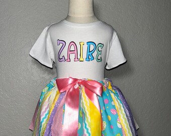 Personalized Easter Outfit, Custom Tutu Set (Made To Order)