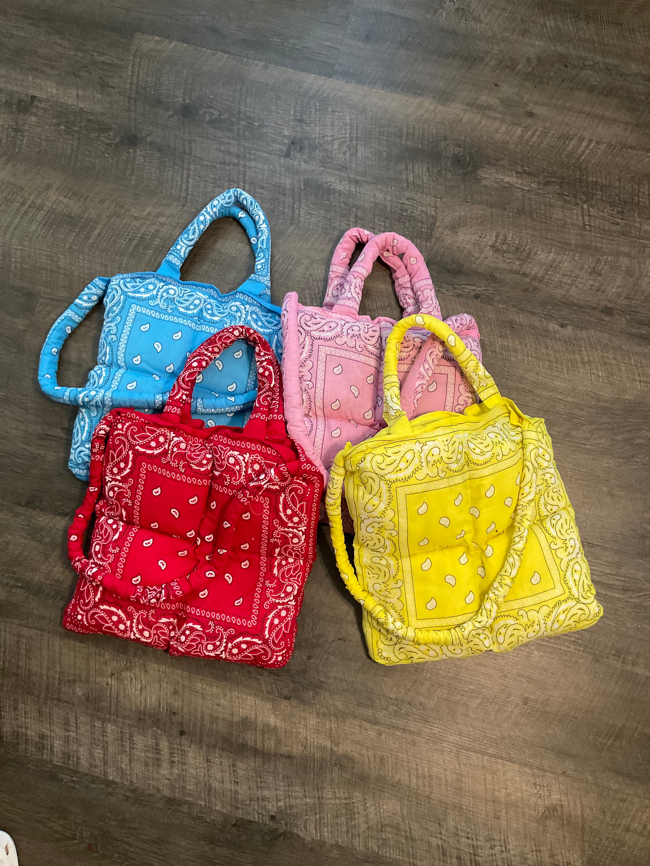 Bandana Tote Bags 