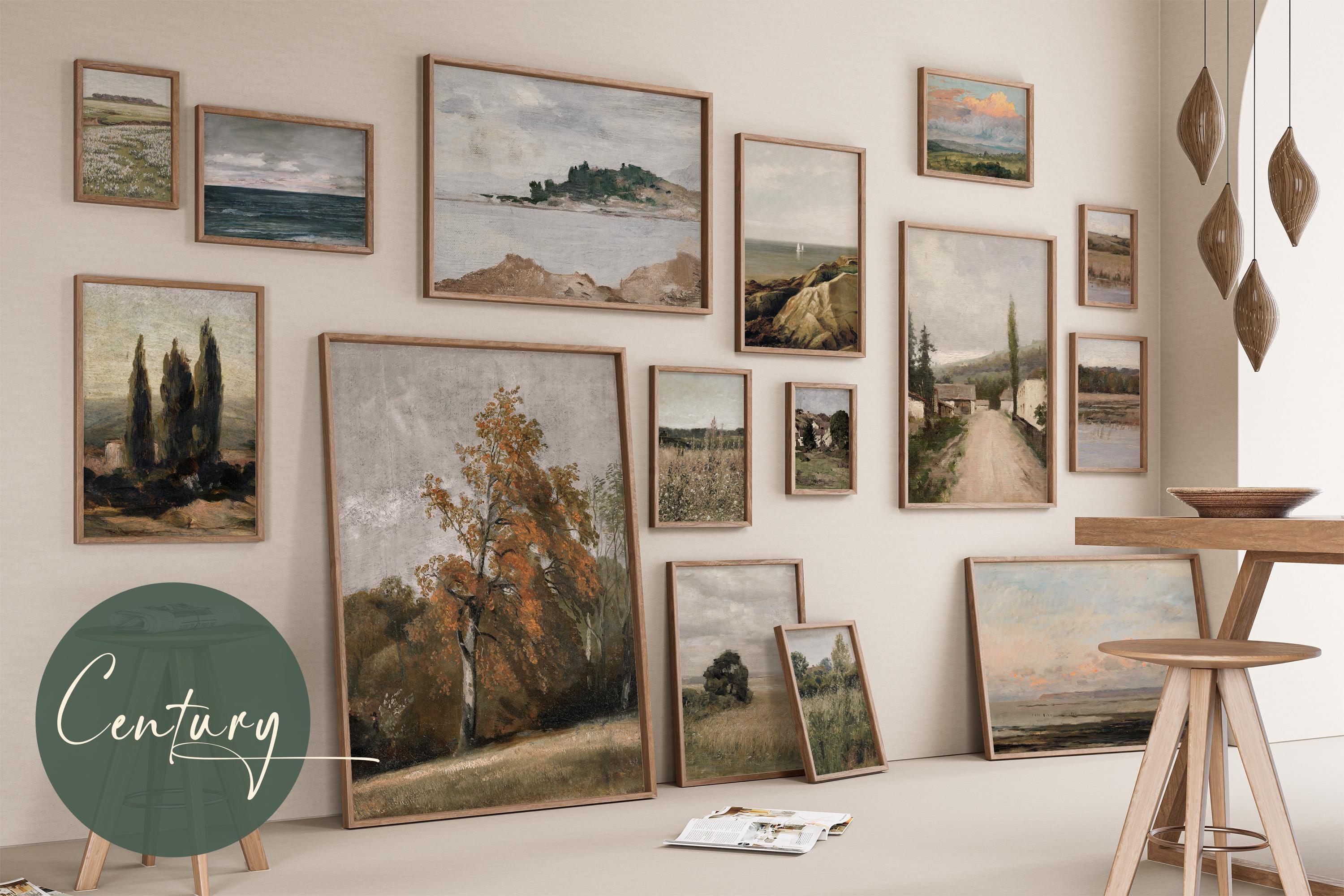 Vintage Landscape Printable Art Bundle | Mega Wall Art Printables ...