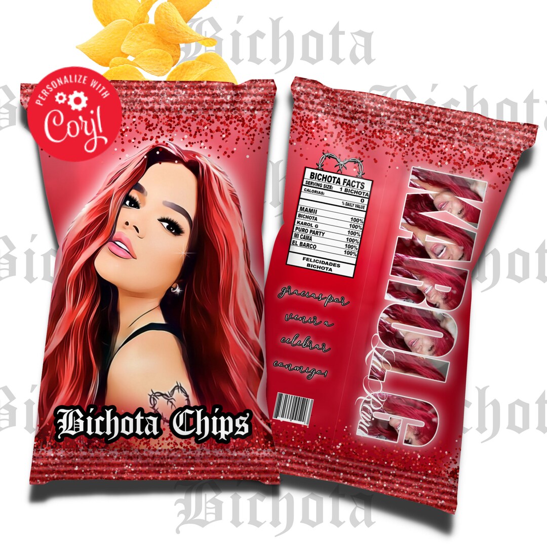 Karol G Chip Bags / EDITYOURSELF in Corjl / Try Before You Buy / Demo