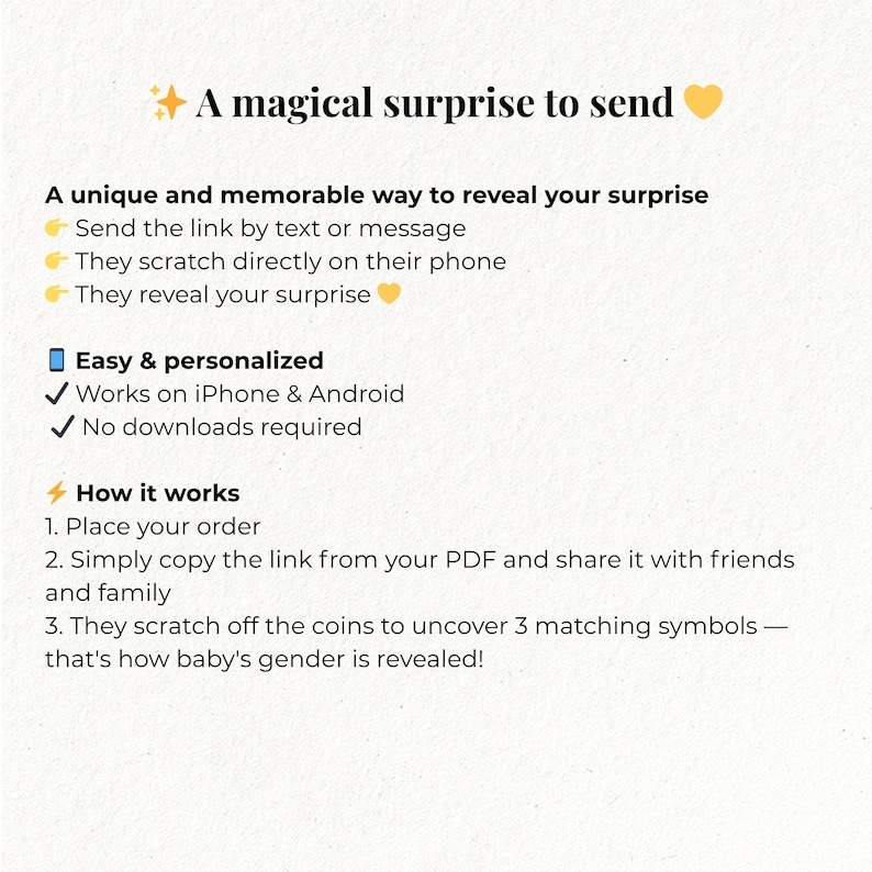 Digital Gender Reveal Scratch Card, It's a Boy Reveal, Interactive Baby ...