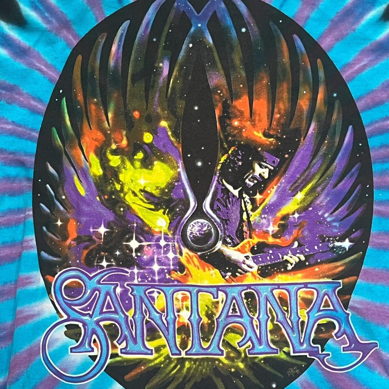 santana tie dye shirt