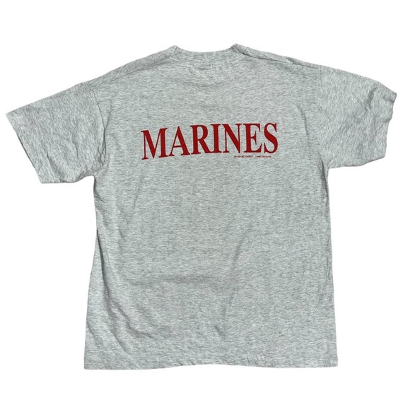 Vintage 1993 Marines “Try Being A Marines Wife” T… - image 2