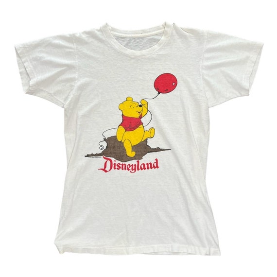 Vintage 1980s Disneyland Pooh on Stump T Shirt - image 1