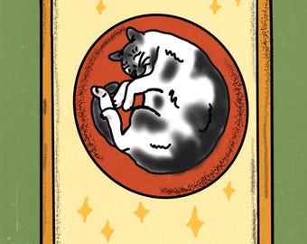 Custom Pet Tarot Card Print