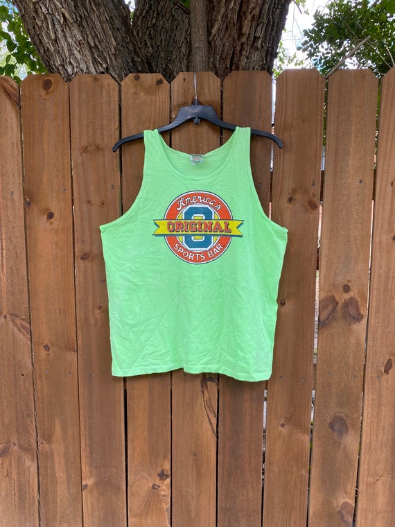 Vintage American Original Sports Bar Tank Top Siz… - image 1