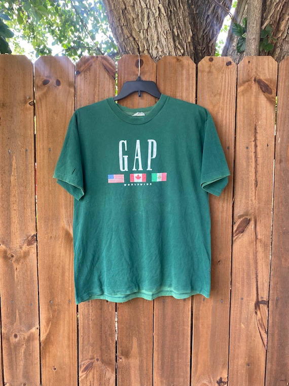 Vintage flag shirt size - Gem