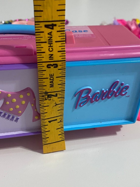 90s Vintage Barbie Accessory Case with accessories, T… Gem