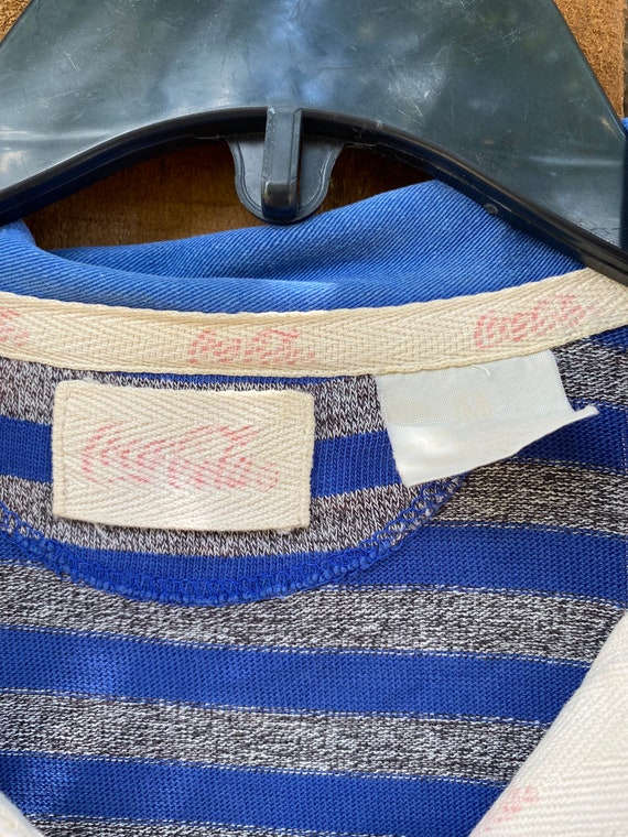 Vintage Coca-Cola Long Sleeve Striped T-shirt - image 2