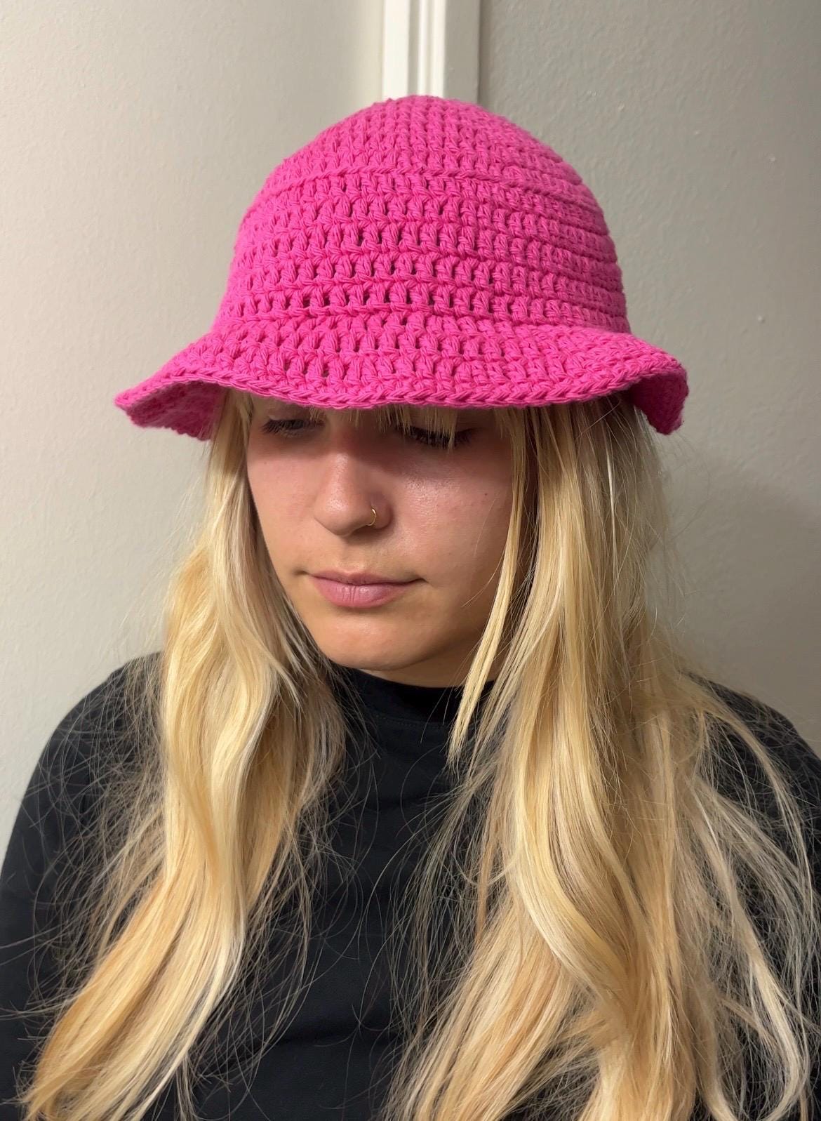 Crochet Bucket Hats - Solid Colored Bucket Hats - Etsy
