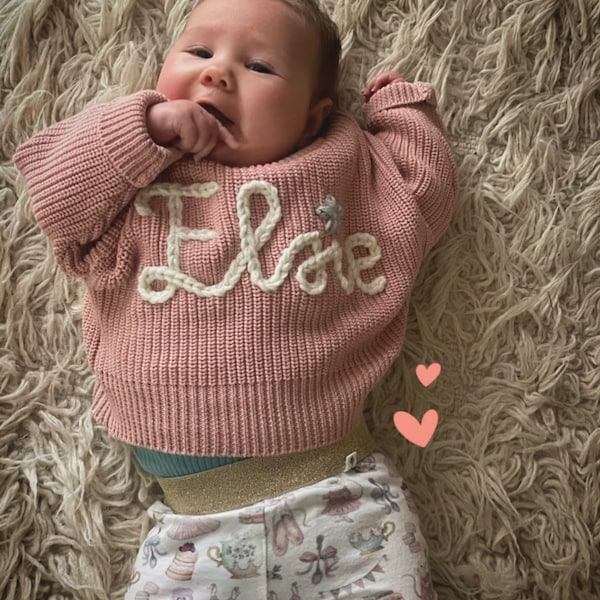 Personalised Embroidered Name Jumper