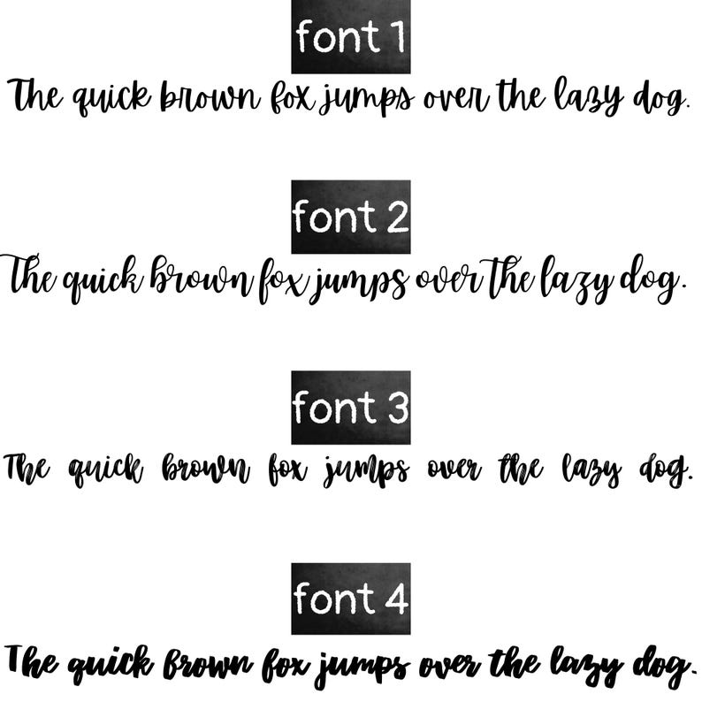 Fox In Cursive CUSTOM CURSIVE BULLETIN Board Letters | 8 Inch | Classroom Décor ...