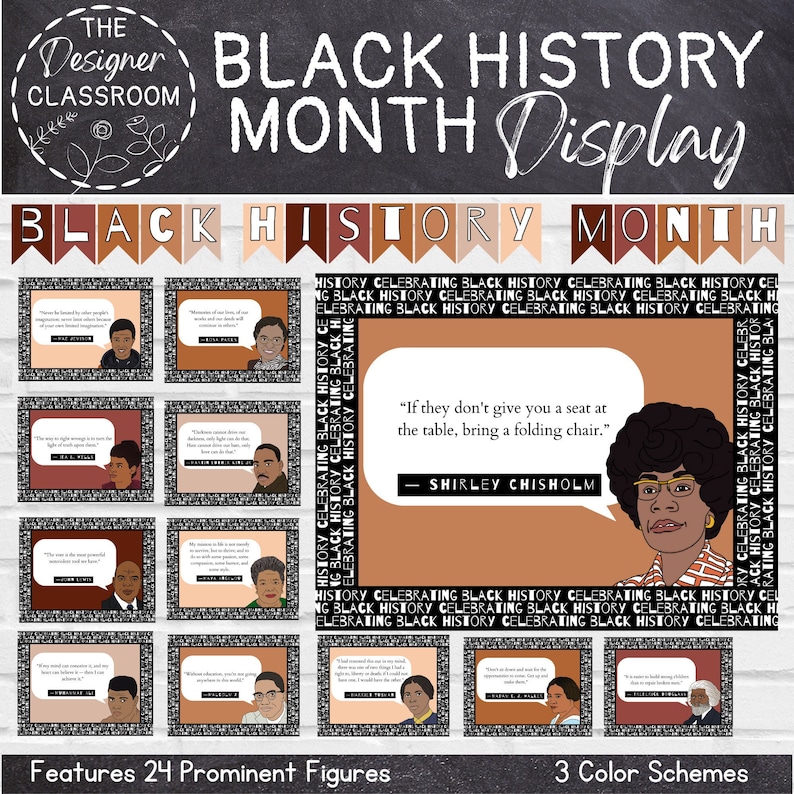 BLACK HISTORY MONTH Display Classroom Decor Bulletin Board Etsy