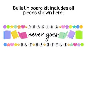 Reading Never Goes Out of Style Bulletin Board Kit: Friendship Bracelet ...