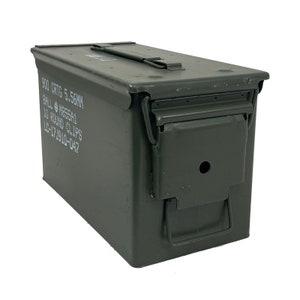 Used Ammo Cans 50 Cal (aka M2A1) Grade 1 US Military Surplus 1, 5 or 10 Pack - Great for Crafts or Storage!
