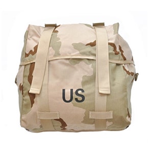 US Military MOLLE II Desert Tan Camo Sleep System Carrier - New
