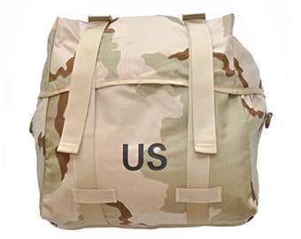 US Military MOLLE II Desert Tan Camo Sleep System Carrier - New