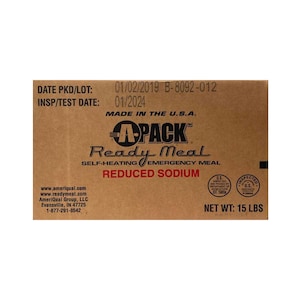 Ameriqual APack MRE (Meal Ready to Eat) Case 12 Meals