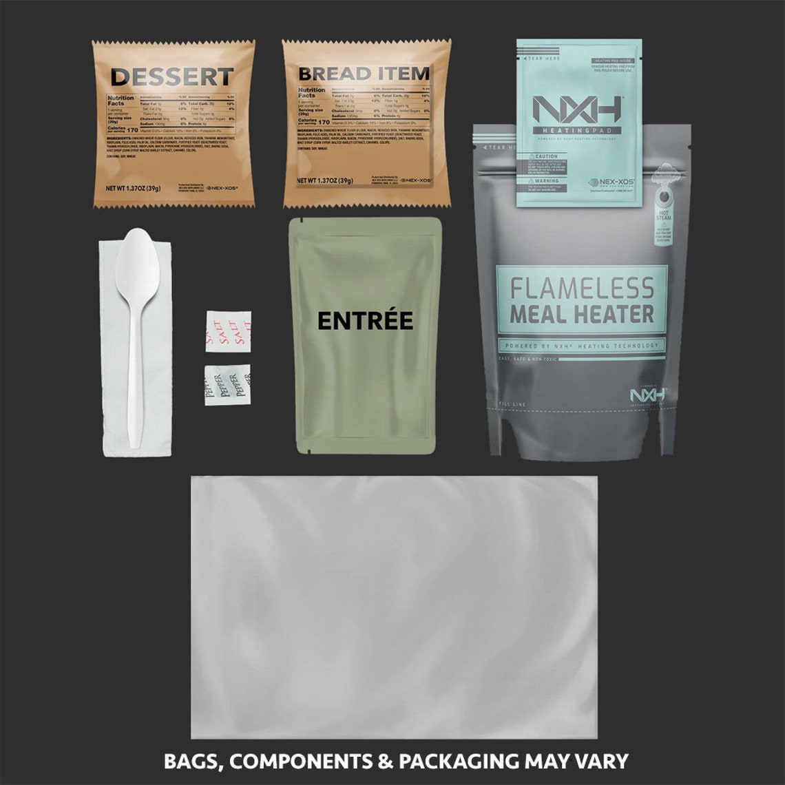 MRE Giant Meals Ready to Eat Case of 12 2023 Pack/2028 Expiration 3