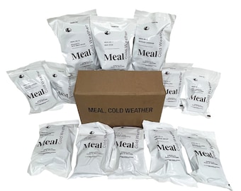 Cold Weather Military MRE Case - 12 Meals - JAN 2024 or Newer