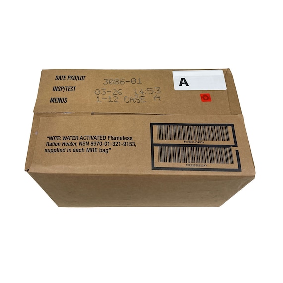 Genuine US Military Mres (meals Ready-to-eat) A or B Cases