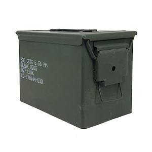 Used Ammo Cans FAT 50 Cal (PA 108) Grade 1 US Military Surplus 1 or 2 Pack - Great for Crafts or Storage!