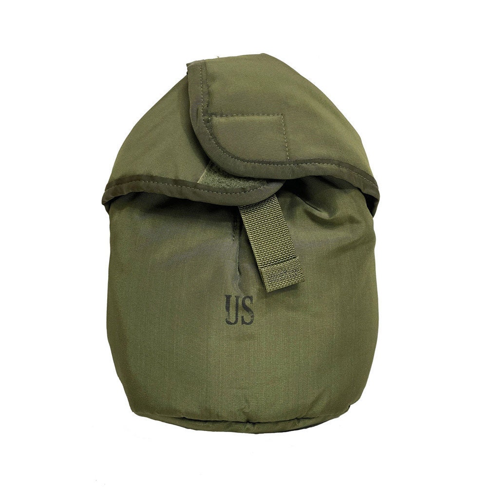 thumbnail image 2 of US Military Surplus 1-Quart Canteen – Olive Green, Made In USA 2 of 5