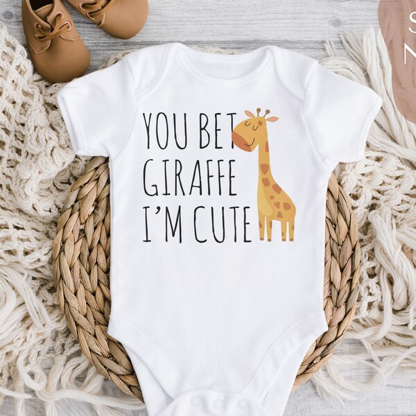 Giraffe Baby Clothes Etsy