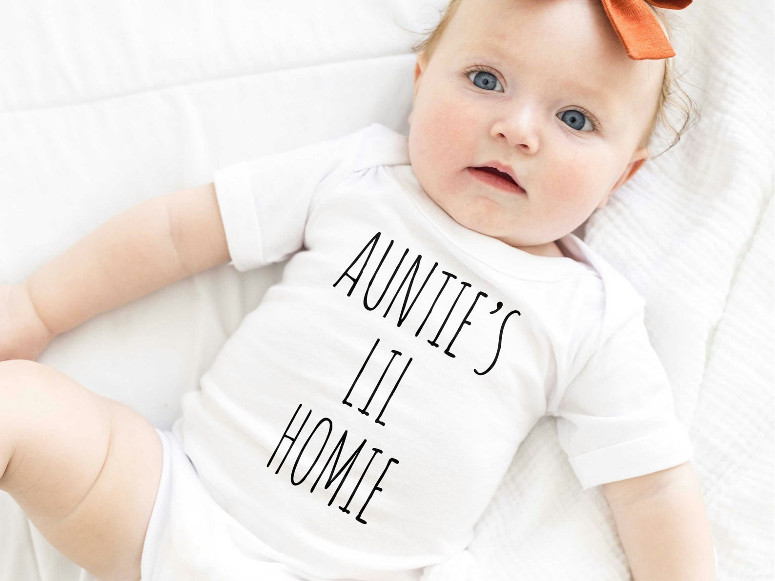 Aunties Lil' Homie Baby Onesie® cute Auntie Baby Clothes Etsy