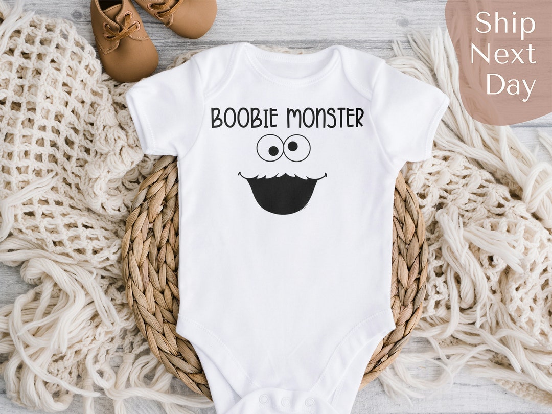 Baby Onesie® Boobie Monster boobie Monster Baby Bodysuit - Etsy