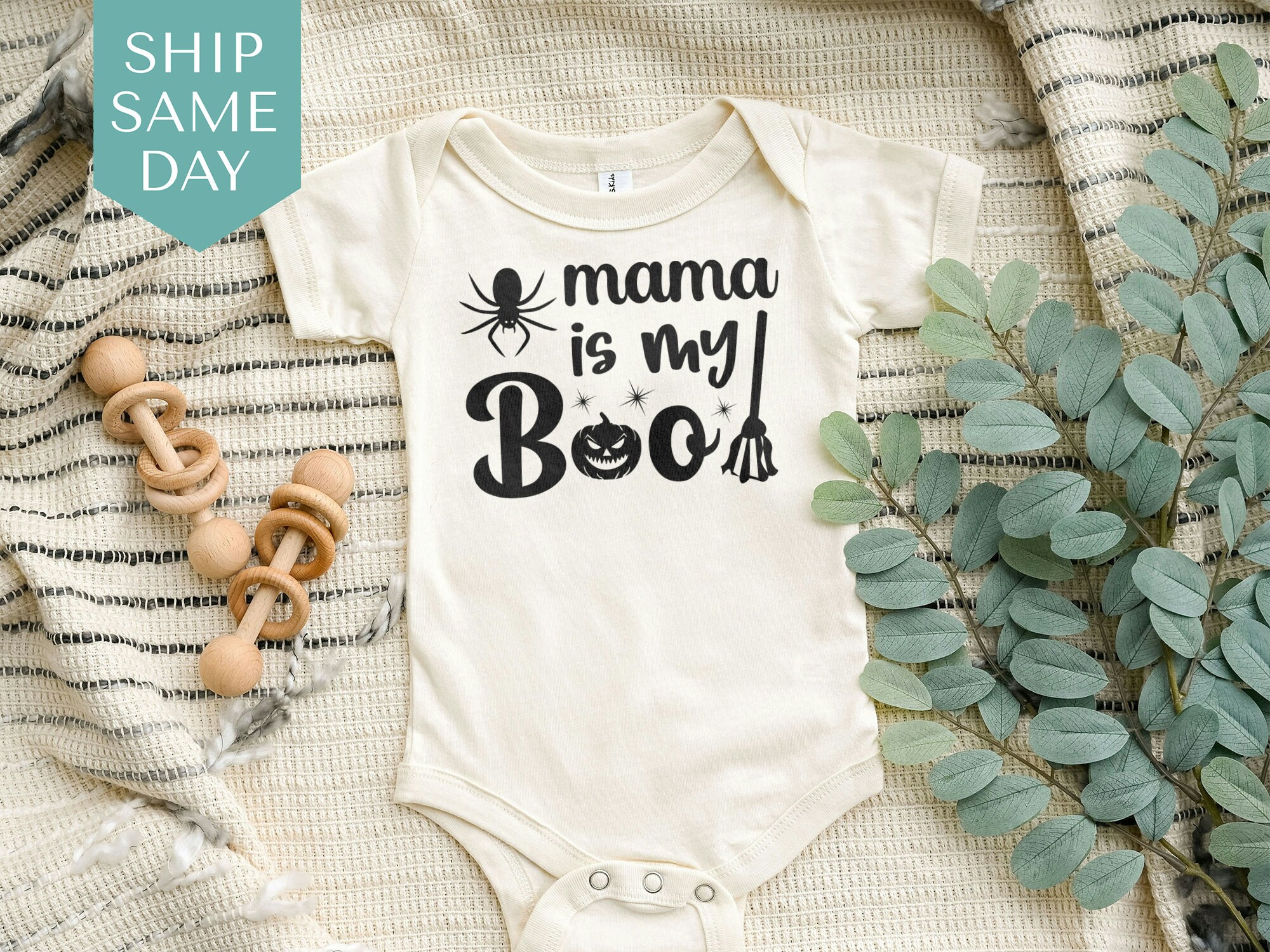 Kleding Jongenskleding Babykleding voor jongens Truien Mama is my boo shirt 