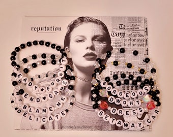 Reputation Bracelets | Custom Eras Tour Friendship Bracelet