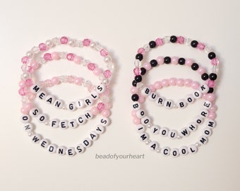 Mean Girls Bracelets | Custom Friendship Bracelet | Renee Rapp Bracelets