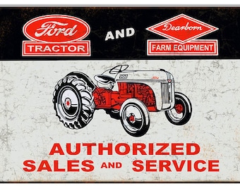 Ford Farm Equipment Country Sign